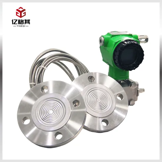 Level Measurement Differential Pressure Transmitter Flange Connection with Capillary