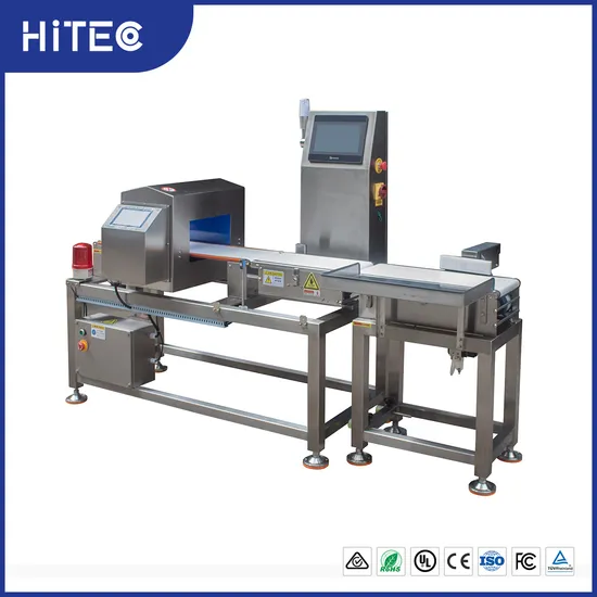 Industrial Conveyor Belt Metal Detection Weight Detection All-in-One Machine Food Meat Nut Beverage Metal Detector for Processing Line