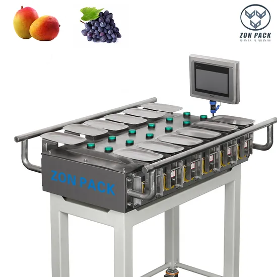 Manual Fruit Combination Platform Scale for Grape /Mango / Tomato Packing Line