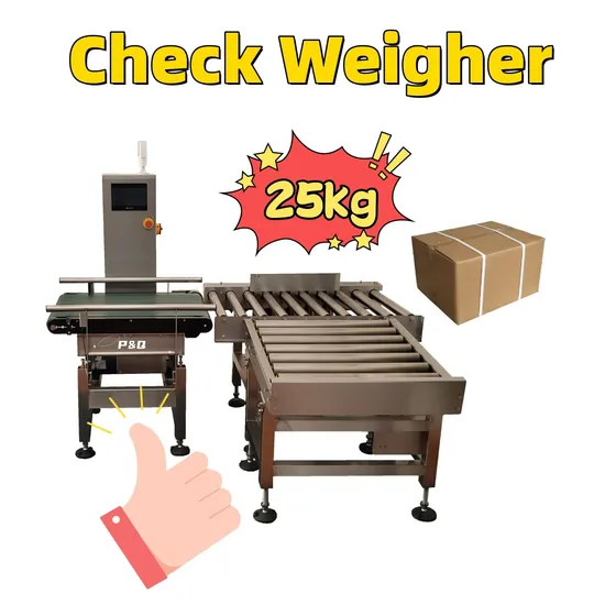 Checkweighers for Large Products / 25kg Cartons / 25kg Bags