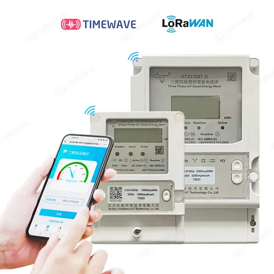 Smart Electronic Energy Meter: Single & Three Phase, Lorawan / WiFi / 4G / RS485 with Prepaid Electricity Remote Control and Ami / AMR Solution