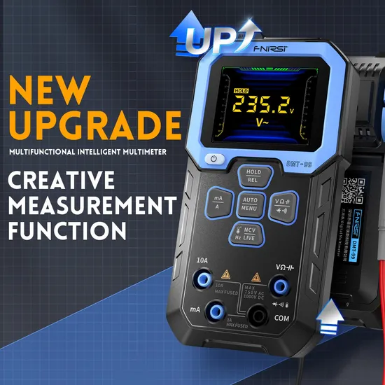Fnirsi Dmt-99 Multimeter Digital Intelligent Anti-Burn Multi-Functional Automatic Digital Display Electrician