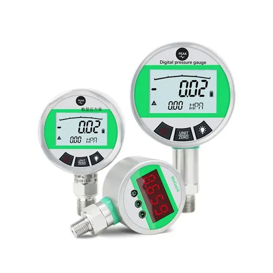 Best Price Manometer 4 Digits LCD Display Digital Engine Fuel Pressure Gauge