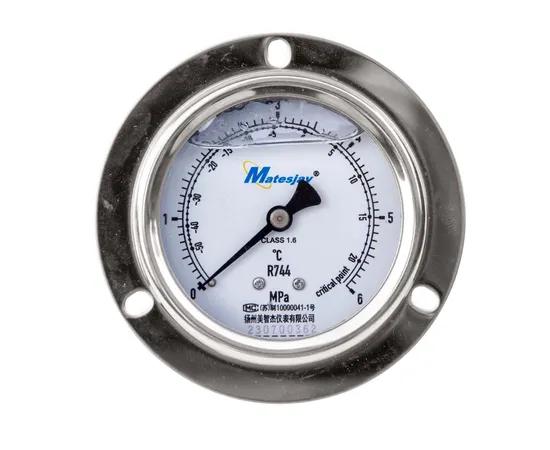 60mm Stainless Steel Pressure Gauge 2.5" Liquid Filled Gauge R744