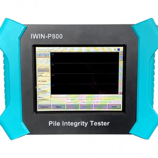 P800 Low Strain Pile Integrity Tester Pile Integrity Testing Device