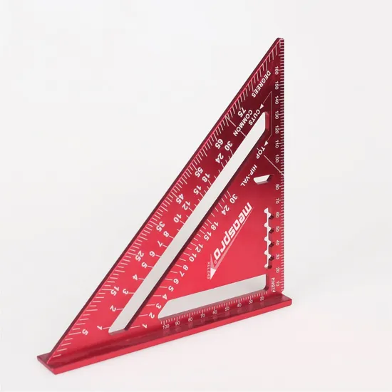 Measpro 7 Inch Laser Aluminum Rafter Square/Set Square/Triangle Square