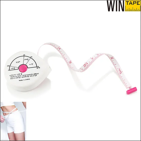 Eco-Friendly Pink Raindrop Flexible BMI Measuring Tape in China Manufacturer