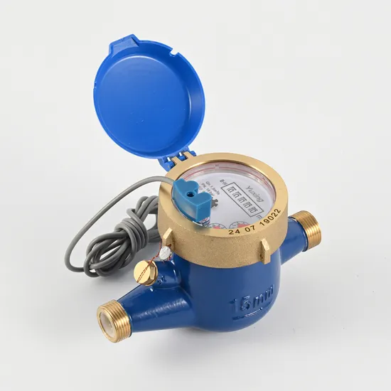 Hot 2024 DN15 Multi-Jet Dry Dial Class B/C R160 Cold Water Meter Brass Body
