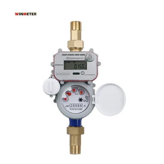 DN15-32 4G Cat1 Brass Body Smart Water Meter for Residential Cold/Hot Water Meter