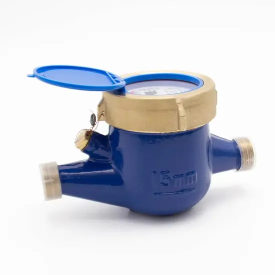 OEM Whole Brass Multi Jet Mechanical Water Meter with External Adjustment Hole