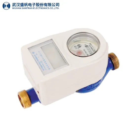 RS485 Valve Control Smart Card Prepaid Water Flow Meter
