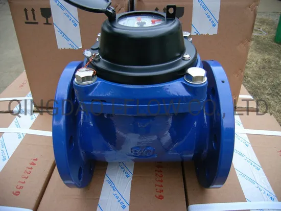Cast Iron Body Plastic Plate Flanged Woltman Water Meter