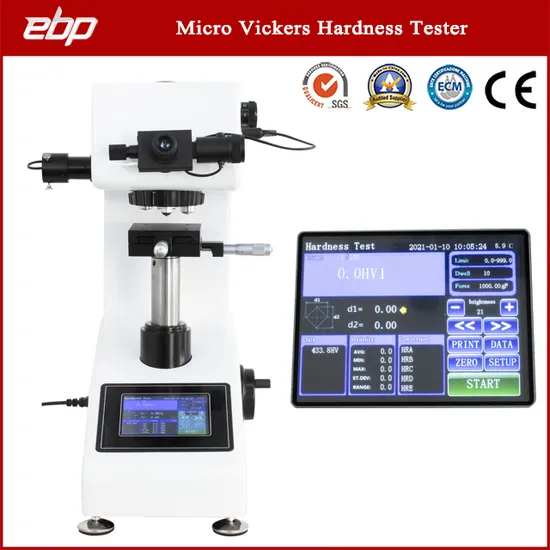 Micro Hardness Tester with Vickers Indenter Vickers Scale ASTM E 384