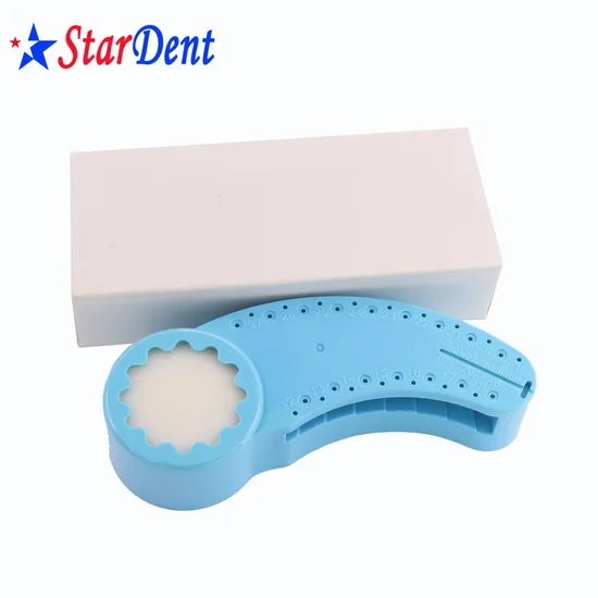 Dental Endo Block Files Double Scale Measuring Tools Endodontic Ruler Test Board