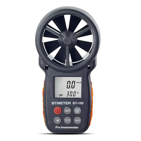 Digital Anemometer, Handheld Wind Speed, Wind Chill and Wind Temperature Measuring Instrument