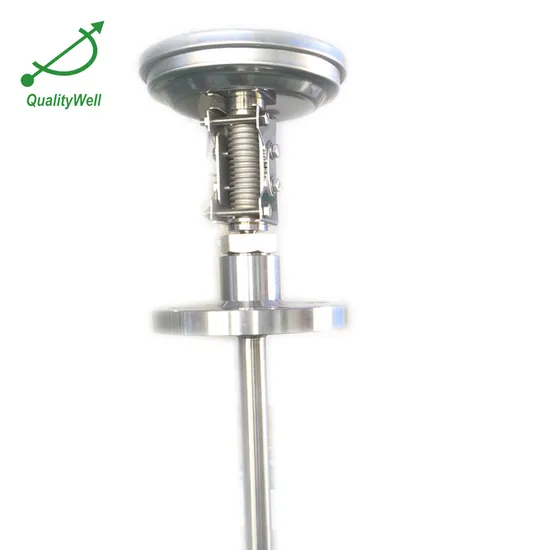 DN25 Welded Solid Drilled Stepped Stainless Steel Flange Thermowell