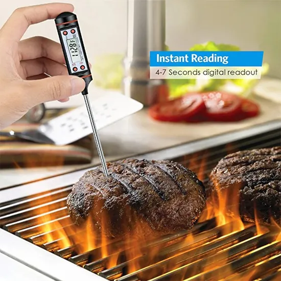 Factory Direct Sales Tp101 Electronic Food Household Kitchen Digital Thermometer Gauge Food Probe Meat BBQ Thermometer
