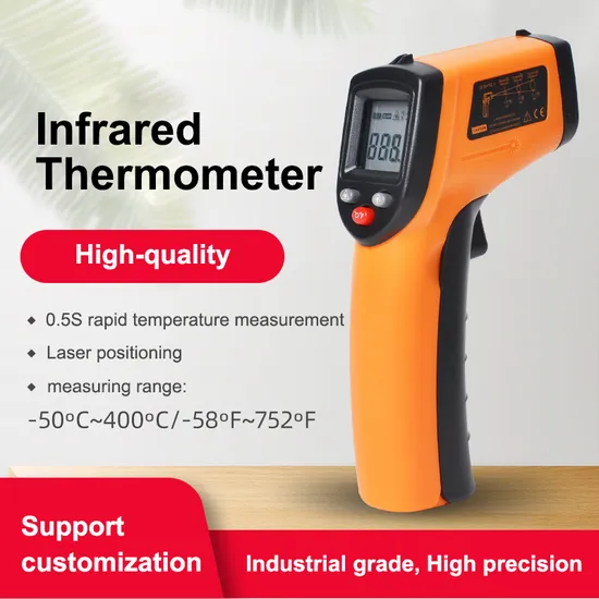 Infrared Thermometer Gun for Oil, Water, Industrial Grade