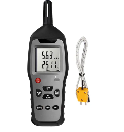 Digital Hygrometer with Thermocouple Temperature Datalogger with Free Software Ld8123