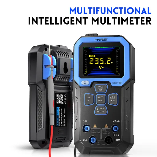 Digital Smart Multimeter 10000 Counts True RMS AC/DC Auto Voltmeter Ammeter Intelligent Anti-Burn Diode Nvc Tester