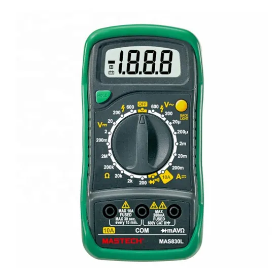 LCD Display Digital Pocket Size Green Electronic Multimeter