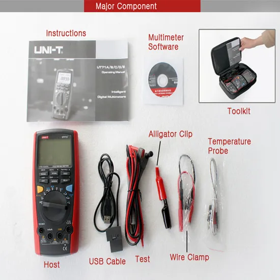 Uni-T Ut71c Manual Digital Multimetro Intelligent Professional Multimeter