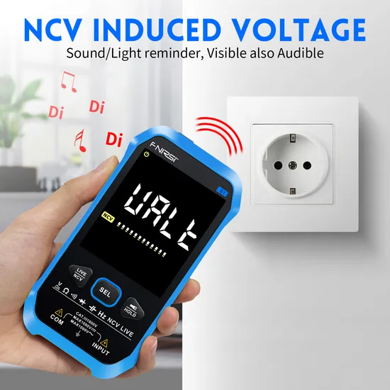 Fnirsi S1 9999 Count Hot-Sale 1000V AC DC Digital Smart Handheld LCD Multimeter