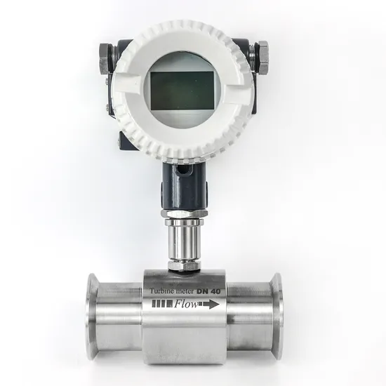 316L Stainless Steel 4-20mA Food Grade Tri Clamp on Flow Meter for Milk