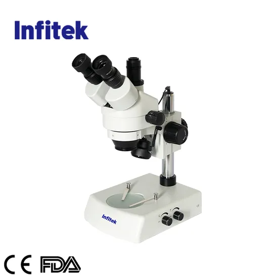 Infitek 7X-45X Trinocular Stereo Microscope (Dissecting Microscope) with CE FDA