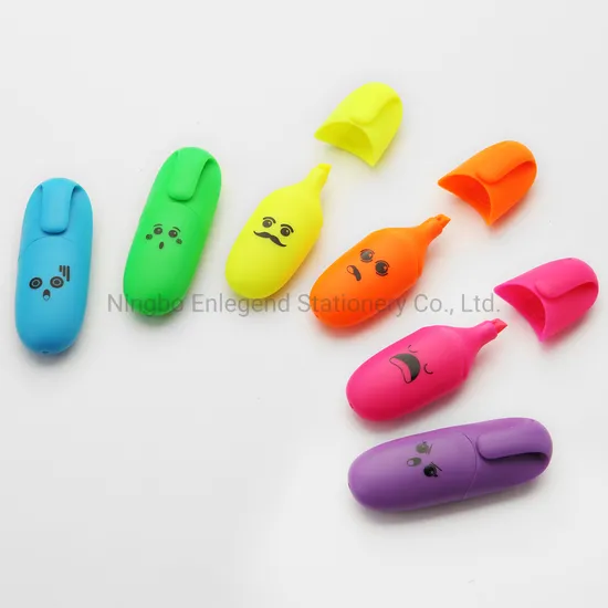 HL6000 Cute Design Fluorescent Color Fruit Scented Mini Highlighter