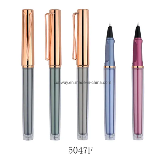 Promotion Gift Custom Logo Blue Erasable Refillable Gel Ink Roller Fountain Pen