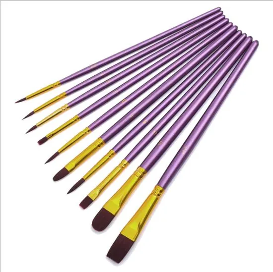 Professional Customized 10PCS Artist Series Art Paint Brush Set