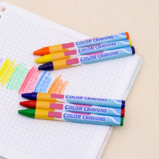 Wholesale Cheap Price Coloring Color Wax Jumbo Gel Mini Paint Stationery Bath Crayon for Kids