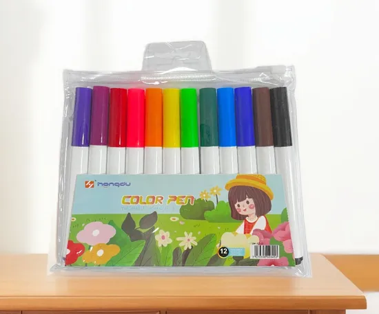 Stationery Seal/ Stamp Watercolor Pen Marcador Fineliner Marker Felt Pen for School