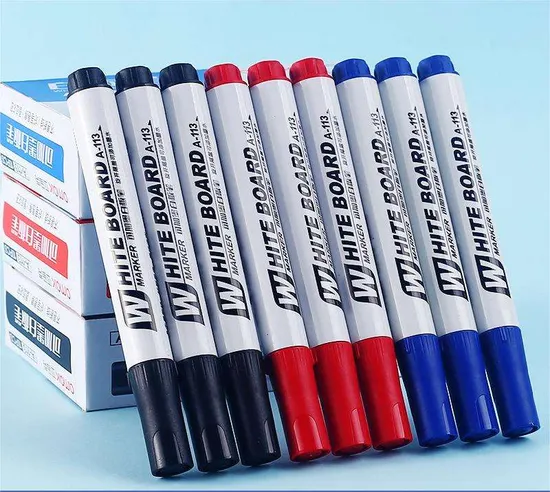 Blackboard Erasable Refill Ink Markers Red Blue Black Ink Drawing Refillable Whiteboard Marker Pen