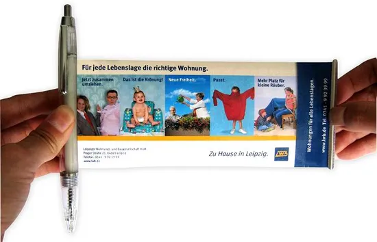 Plastic Material Banner Pen /Flag Pen for Promotion Use