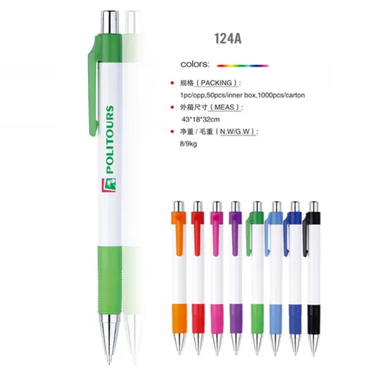 Colorful Plastic Ballpoint Pen, New Design Plastic Ballpen, Student Writing Ballpen, Plastic Click Ballpoint, Advertising Ballpen, Promotional Gift Ballpen