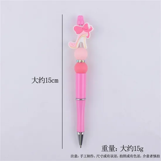 OEM DIY Creative Silicone Focal Bead Ballpoint Pen