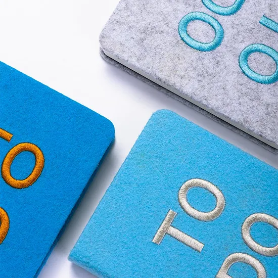 Stylish Felt Cloth Letter Notebook for Creative Writing