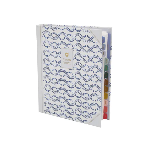 Custom Printed A4 A5 Size Hardcover Soft PU Leather Linen Texture Diary Personalized Planner Journal Business Memo Pad Divider Tab Day Weekly Agenda Notebook