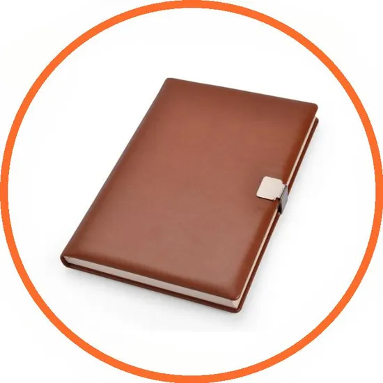 Customized A5 School PU Leather Planner Diary Notebook Spiral Leather Cover Paper Notebook Hard Cover Leather Notebook