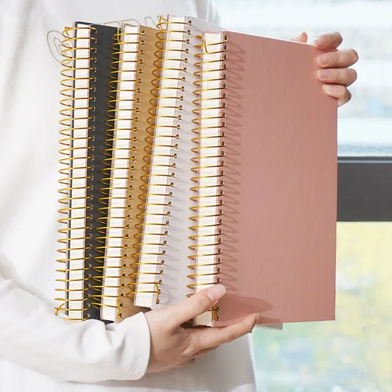 Printing Books Note Book Paperback Journal Agenda Daily Planner Spiral Notebook Customizable Printing