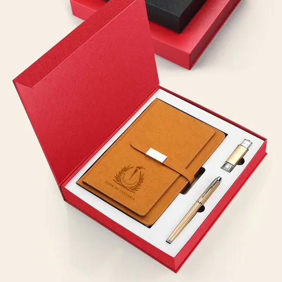 Custom PU Leather Hardcover 2025 A5 Lock Gift Pocket Diary