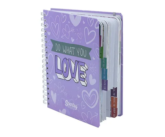 Cmyk Printing Paper Board Appointment Notebooks with Dividers