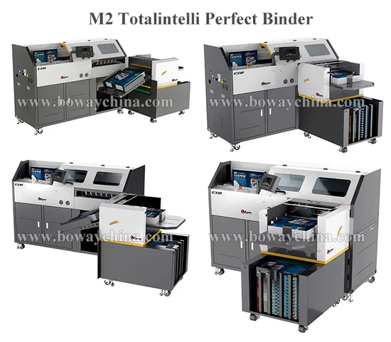 M2 Hot Melt Glue Soft Cover Creasing Function Paper Notebook Binding
