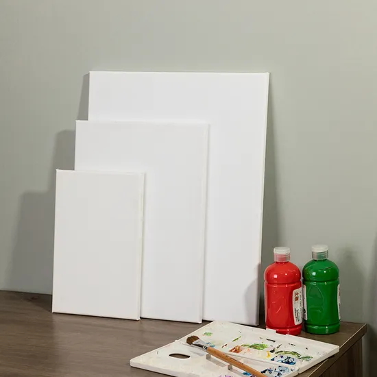 Stretched Canvas Cotton/Linen Painting Canvas