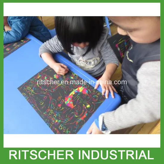 Fine Art Print of Children/School Students Drawing Painting