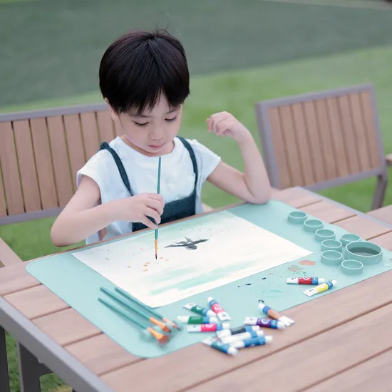 Multi-Purpose Silicone Children′ S Painting Mat Washable Graffiti Art Painting Board Drawing Mats