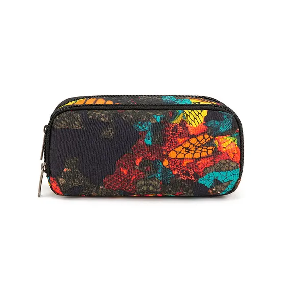 Colorful School Supplies Pencil Bags Wholesale Personalized Fashion Stationery Canvas Fabric School Kids Pencils Bag