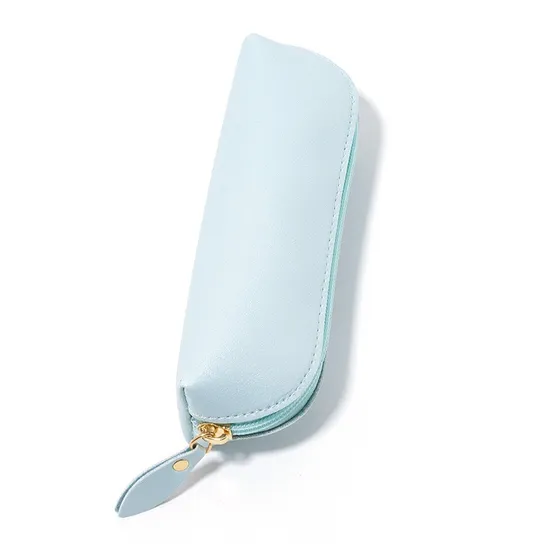 Fashion Pencil Case Leather Pencil Bag Organizer Pencil Pouch Office Pen Case